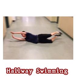 Hallway Swimming 